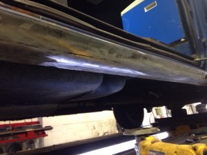 fully welded & fabricated sill repair