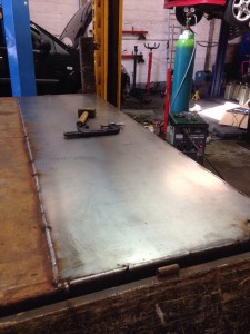Ford Transit Welding & Fabrication: Headboard