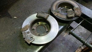 skoda brake discs and pads replacement garage