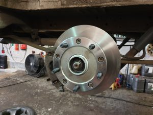 Ford transit rear brake discs repair